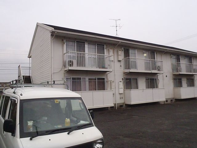 大分市アパート外壁塗装工事の施工写真