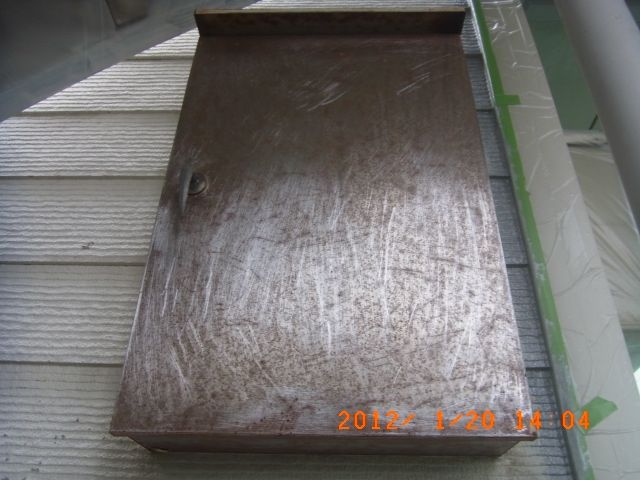 大分市アパート 鉄部BOX 施工前