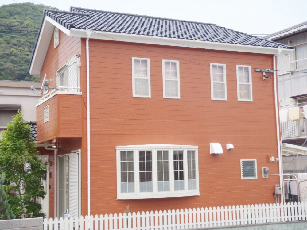 津久見市アイ様邸 施工後の外観・側面