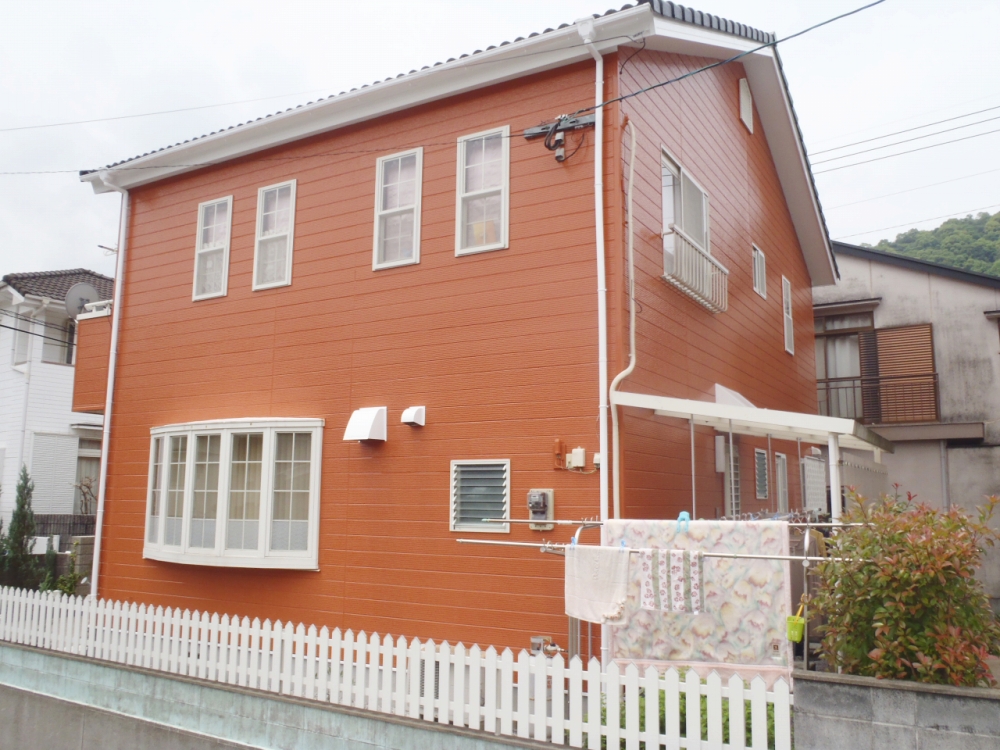 津久見市アイ様邸 施工後の外観・別角度