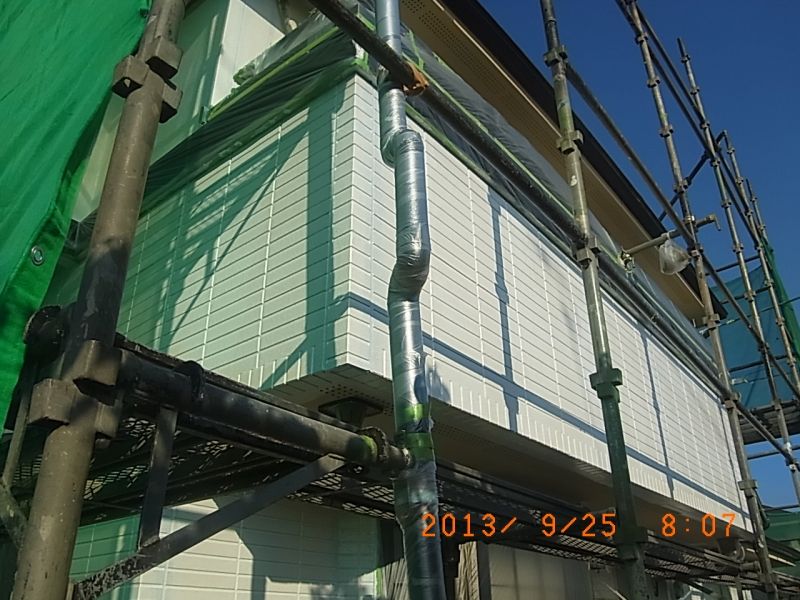 大分市O様邸 塗り重ねの工程