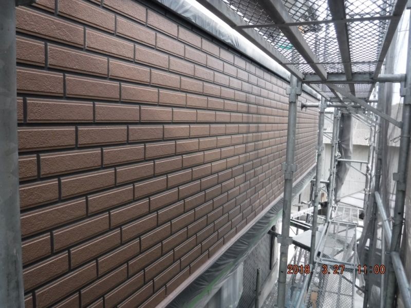 津久見市K様宅・凸部4回目の仕上がり