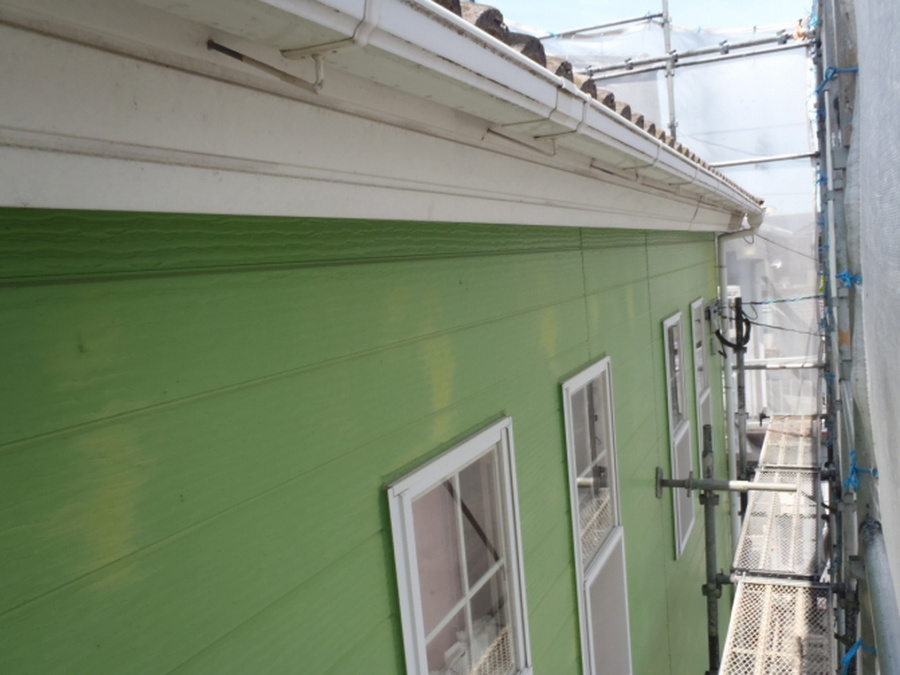 津久見市アイ様邸 雨樋・破風・窓まわり・施工前／施工後